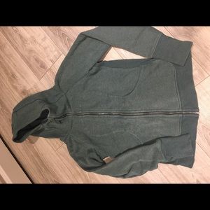 Lily lemon green scuba hoodie